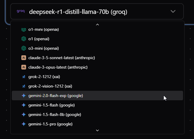 All SOTA AI LLM Models